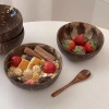 Bát Dừa Gỗ Handmade B&N Bộ Đồ Ăn Thìa Nĩa cho Salad, Tráng Miệng Giá 39.600 VND 2