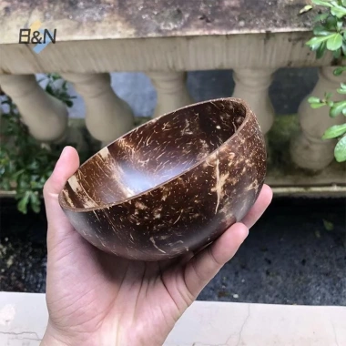 Bát Dừa Gỗ Handmade B&N Bộ Đồ Ăn Thìa Nĩa cho Salad, Tráng Miệng Giá 39.600 VND 4 Bát Dừa Gỗ Handmade B&N Bộ Đồ Ăn Thìa Nĩa cho Salad, Tráng Miệng Giá 39.600 VND 4
