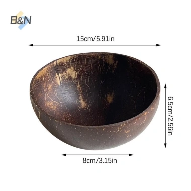 Bát Dừa Gỗ Handmade B&N Bộ Đồ Ăn Thìa Nĩa cho Salad, Tráng Miệng Giá 39.600 VND