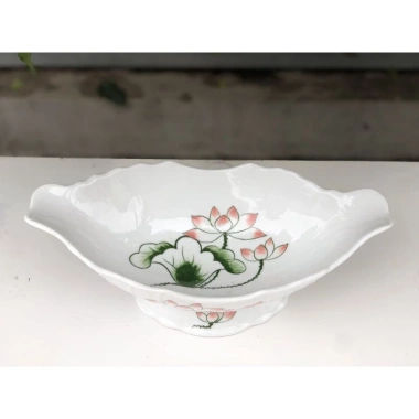 Bát đựng gà, bát đĩa thuyền, đĩa gà cúng - Lọ hoa gốm sứ bát tràng giảm còn 65k