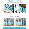 Bát đựng thức ăn cho thú cưng treo lồng thép không gỉ, chống đổ, tháo rời, giá 151.043₫ 2