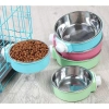 Bát đựng thức ăn cho thú cưng treo lồng thép không gỉ, chống đổ, tháo rời, giá 151.043₫ 8