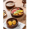 Bát gỗ nguyên khối LEOTA - Đĩa salad xếp chồng, khay sushi đa năng, giá ưu đãi 221.760₫ 4