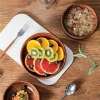 Bát gỗ nguyên khối LEOTA - Đĩa salad xếp chồng, khay sushi đa năng, giá ưu đãi 221.760₫ 6