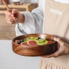 Bát gỗ nguyên khối LEOTA - Đĩa salad xếp chồng, khay sushi đa năng, giá ưu đãi 221.760₫ 9