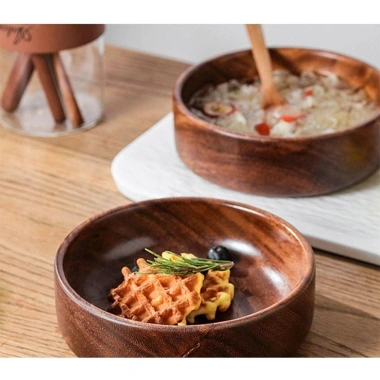 Bát Gỗ SUTONGXUE - Đĩa Salad Xếp Chồng, Bề Mặt Tròn Mịn, Chắc, Ăn Nhẹ, 222.530đ 8 Bát Gỗ SUTONGXUE - Đĩa Salad Xếp Chồng, Bề Mặt Tròn Mịn, Chắc, Ăn Nhẹ, 222.530đ 8