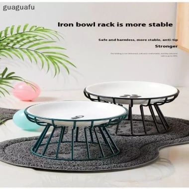Bát Gốm Đựng Thức Ăn Thú Cưng Doggie Stand Bowl - Dễ Vệ Sinh, Không Trượt, Phù Hợp Mèo & Chó Ngoài Trời VN 2