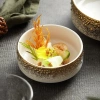 Bát gốm sứ nhũ vàng sang trọng, đẳng cấp cho nhà hàng khách sạn, giá ưu đãi 159.000₫
