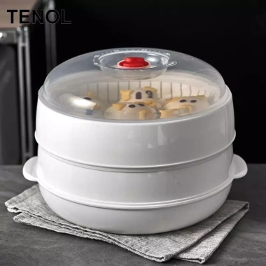 Bát hấp lò vi sóng 2 lớp chịu nhiệt – Dễ làm sạch, sưởi ấm rau, nấu ăn, phô mai – 145.200₫ 4