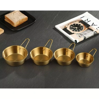Bát inox 304 Hàn Quốc đa năng, tay cầm vàng bạc, chén rượu cao cấp - Giá 33.750₫ 9 Bát inox 304 Hàn Quốc đa năng, tay cầm vàng bạc, chén rượu cao cấp - Giá 33.750₫ 9