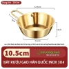 Bát inox 304 Hàn Quốc đa năng, tay cầm vàng bạc, chén rượu cao cấp - Giá 33.750₫ 10