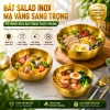 Bát Inox Đựng & Tô Mỳ Lạnh Hàn Quốc - Chén Inox Ăn Cơm Trộn Bột Mạ Vàng Bạc, Giá Siêu Tiết Kiệm 23.042₫ 7
