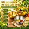 Bát Inox Đựng & Tô Mỳ Lạnh Hàn Quốc - Chén Inox Ăn Cơm Trộn Bột Mạ Vàng Bạc, Giá Siêu Tiết Kiệm 23.042₫ 9