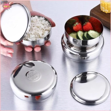 Bát inox Hàn Quốc N & X lớn có nắp, chống bỏng, an toàn cho trẻ em, giá ưu đãi 67.540₫ 3 Bát inox Hàn Quốc N & X lớn có nắp, chống bỏng, an toàn cho trẻ em, giá ưu đãi 67.540₫ 3