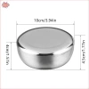 Bát inox Hàn Quốc N & X lớn có nắp, chống bỏng, an toàn cho trẻ em, giá ưu đãi 67.540₫ 8
