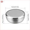 Bát inox Hàn Quốc N & X lớn có nắp, chống bỏng, an toàn cho trẻ em, giá ưu đãi 67.540₫ 9