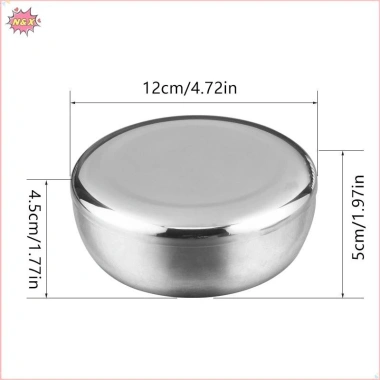 Bát inox Hàn Quốc N & X lớn có nắp, chống bỏng, an toàn cho trẻ em, giá ưu đãi 67.540₫