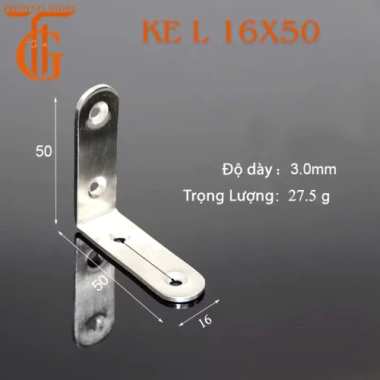 Bát ke góc vuông inox cao cấp - Đẹp, bền, phù hợp tủ kệ và bàn ghế, giá 37.000₫