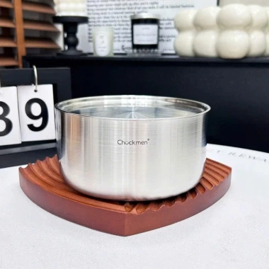 Bát kiêm tô nắp chockmen thép không gỉ 18/10 - Đồ đáy liền ăn cơm hấp trộn - 265.000₫ 12 Bát kiêm tô nắp chockmen thép không gỉ 18/10 - Đồ đáy liền ăn cơm hấp trộn - 265.000₫ 12