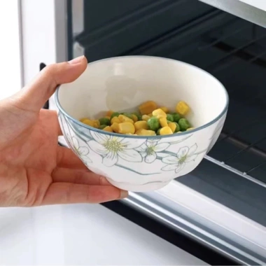 Bát mặt trời hoa thủy tiên - gốm sứ bát tràng, giá chỉ 90.000 VND 3
