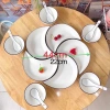 Bát mặt trời hoa thủy tiên - gốm sứ bát tràng, giá chỉ 90.000 VND 9