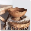 Bát mây & khay mây có chân đế - Đựng hoa quả, bánh kẹo, thờ cúng, decor nhà cửa, giảm 20% 200k 2