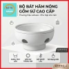 Bát nến hâm nóng thức ăn gốm sứ Long Hầu Lohaco dày, video kèm ảnh thật, 190.000 VNĐ