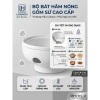 Bát nến hâm nóng thức ăn gốm sứ Long Hầu Lohaco dày, video kèm ảnh thật, 190.000 VNĐ 5