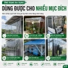 Bạt nhựa trong suốt PVC che mưa, chống nắng bền cho mái hiên, sân vườn - 154.077₫ 3