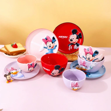 Bát Nổi Disney Mickey cho Trẻ Em Hình Vịt Donald Đĩa Mì Sáng Tạo An Toàn Chất Liệu Cao Cấp Dễ Vệ Sinh Màu Sắc Rực Rỡ Thích Hợp Bữa Ăn Giá Ưu Đãi 148.500 VND