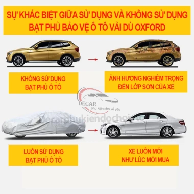 Bạt phủ ô tô áo bạc Loại 2 - Chống nước, nóng, xước, mưa, bụi cho xe 4-7 chỗ và bán tải, 309.000đ 5 Bạt phủ ô tô áo bạc Loại 2 - Chống nước, nóng, xước, mưa, bụi cho xe 4-7 chỗ và bán tải, 309.000đ 5