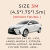 Bạt phủ ô tô áo bạc Loại 2 - Chống nước, nóng, xước, mưa, bụi cho xe 4-7 chỗ và bán tải, 309.000đ 9