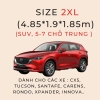 Bạt phủ ô tô áo bạc Loại 2 - Chống nước, nóng, xước, mưa, bụi cho xe 4-7 chỗ và bán tải, 309.000đ 10