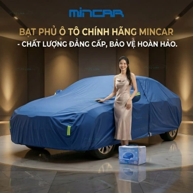 Bạt phủ ô tô vải Dù Oxford và MINCAR polyester siêu bền, chống xước, nắng, nước - Giá giảm 331.550₫ 2