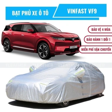 Bạt phủ VinFast VF9 7 chỗ vải cao cấp - Che nắng mưa, chống bụi, giảm giá 310k