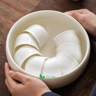 Bát rửa chén trà cao cấp sứ bách định, Giá ưu đãi 229.000đ (Giá gốc 274.800đ)