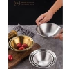 Bát sâu lòng inox Hàn Quốc Panchan SUS304 - Bát gia vị vàng bạc, siêu bền, giá 25.000₫
