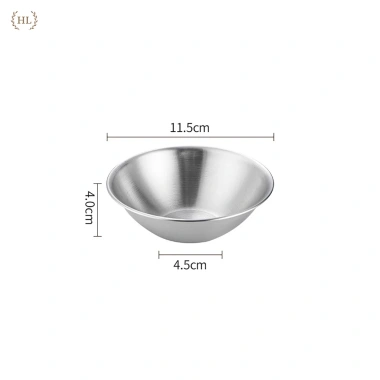 Bát sâu lòng inox Hàn Quốc Panchan SUS304 - Bát gia vị vàng bạc, siêu bền, giá 25.000₫ 7