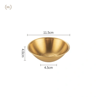 Bát sâu lòng inox Hàn Quốc Panchan SUS304 - Bát gia vị vàng bạc, siêu bền, giá 25.000₫ 8