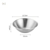 Bát sâu lòng inox Hàn Quốc Panchan SUS304 - Bát gia vị vàng bạc, siêu bền, giá 25.000₫ 9