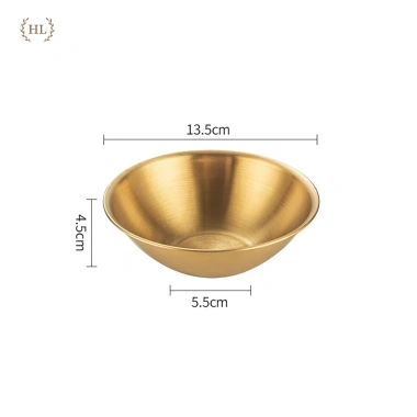 Bát sâu lòng inox Hàn Quốc Panchan SUS304 - Bát gia vị vàng bạc, siêu bền, giá 25.000₫ 10