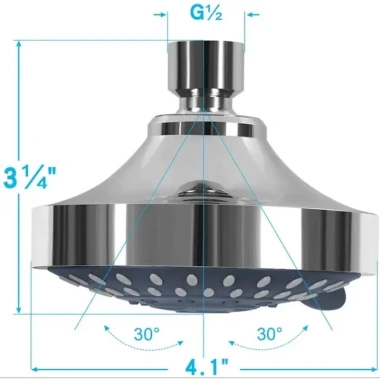 Bát sen tắm gắn tường 5 chế độ phun - Giá ưu đãi 195.556₫, tiết kiệm không gian