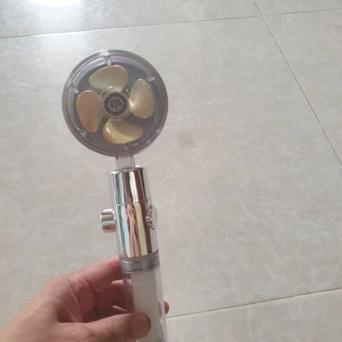 Bát sen tăng áp cánh quạt 360 độ xoay tròn, nút nhấn tắt mở tiện lợi - 47.000đ 3