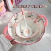 Bát sứ 3 món lợn hồng cute – Đựng đồ ăn tiện, freeship, giá giảm 206.700₫ 2