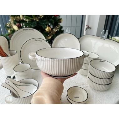Bát Sứ Cao Cấp Phong Cách Bắc Âu S10 - Thiết Kế Hiện Đại, Giá Ưu Đãi 40k 7
