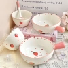 Bát Sứ Dâu Tây Cute Tay Cầm Loại 1 Bát Ăn Mì Giá Ưu Đãi 68.600 VND BOLI HOUSE 3