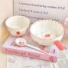 Bát Sứ Dâu Tây Cute Tay Cầm Loại 1 Bát Ăn Mì Giá Ưu Đãi 68.600 VND BOLI HOUSE 5