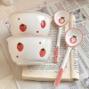 Bát Sứ Dâu Tây Cute Tay Cầm Loại 1 Bát Ăn Mì Giá Ưu Đãi 68.600 VND BOLI HOUSE 10