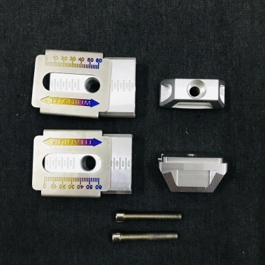 Bát tăng sên nhôm CNC + nẹp titan cho Winner, Winner X, Sonic màu bạc - Giá 339k