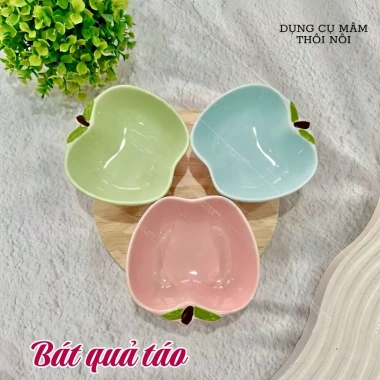 Bát táo 3 màu pastel đựng trôi, chè - Dùng cho mâm cúng, giá chỉ 23.000 VND